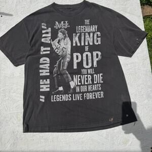 Vintage rare michael jackson black